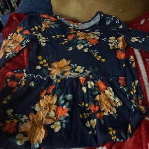 old navy dress girls / multi flowers